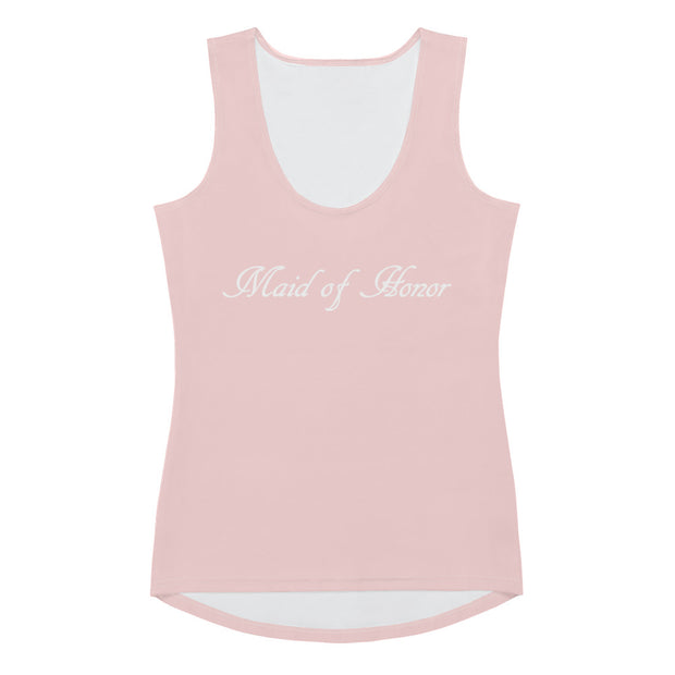 Pink Powder Puff Maid of Honor Tank Top
