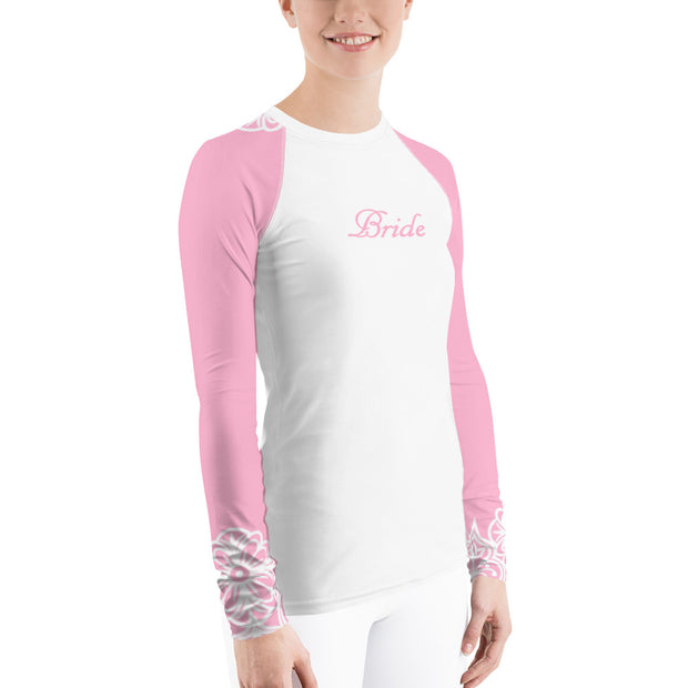 Pretty In Pink Bride Fitness Top