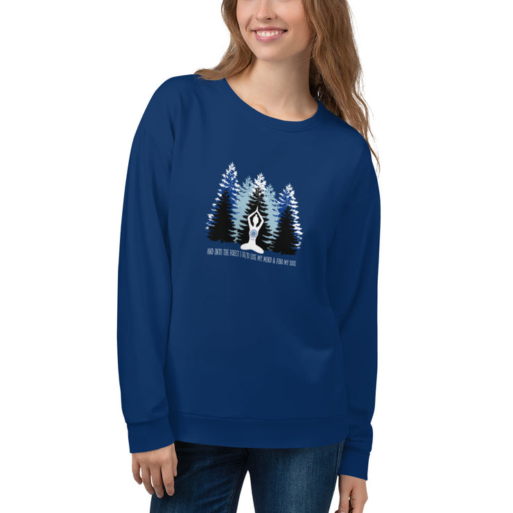 "Into the Forest" Pullover Fitness Sweatshirt