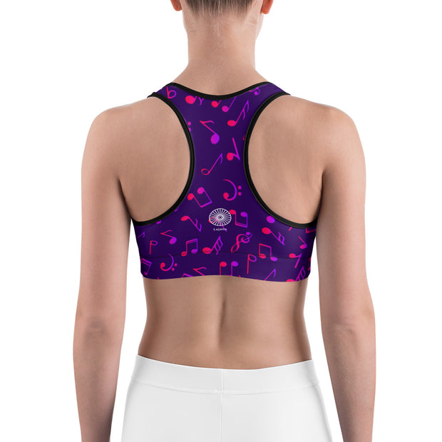 Purple Rhapsody Sports Bra
