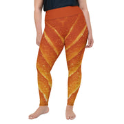 Athleisure Plus Size Leggings with great prints and colorful patterns like Athleisure leggings by Lululemon Athletica, Fabletics, Sweaty Betty, Under Armour, Nike and Adidas 