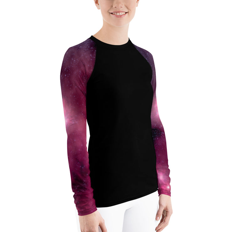 Pink Stars Fitness Top