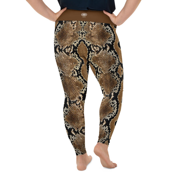 Athleisure Plus Size Leggings with great prints and colorful patterns like Athleisure leggings by Lululemon Athletica, Fabletics, Sweaty Betty, Under Armour, Nike and Adidas 
