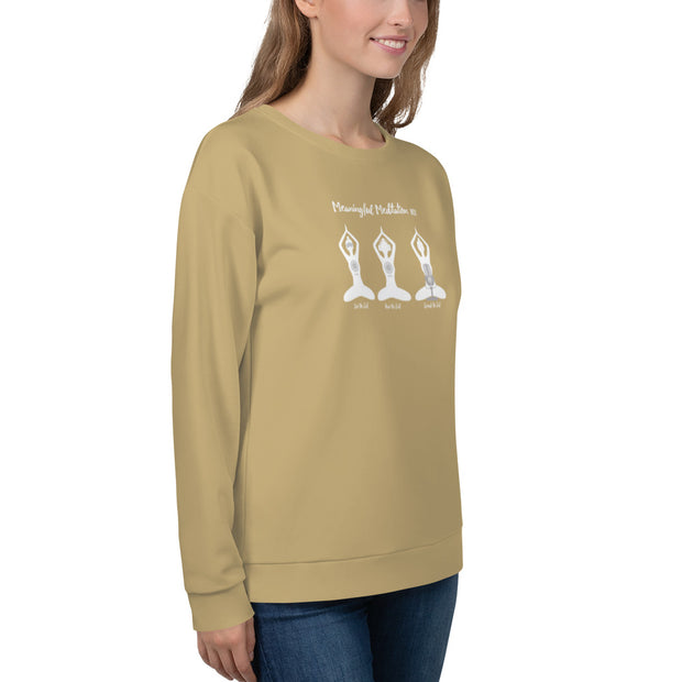 Meditation 101 Pullover Fitness Sweatshirt