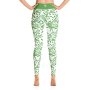 Activewear Athleisure Yoga Leggings similar to athleisure yoga leggings by Lululemon Athletica, Fabletics, Sweaty Betty, Under Armour, Nike, Nordstrom and Adidas for yoga, fitness, Pilates, workouts in moisture-wicking fabric, high fashion prints and bright colors for hiking, camping, surfing, running, swimming, snorkeling, and other outdoor activities as well as lounging, meditation, stretching and relaxing, all for the city girl