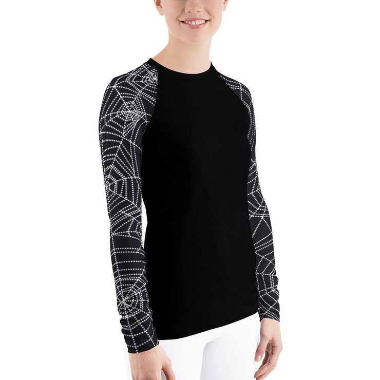 "Wondrous Webs: Land & Sea Fitness Top