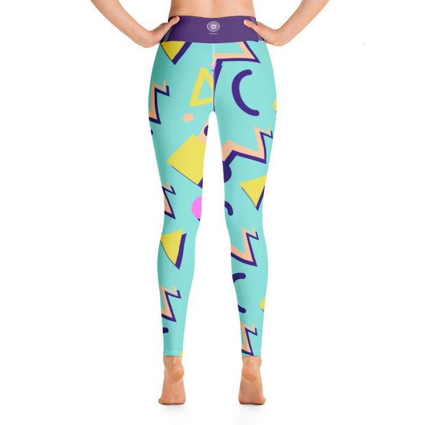 Totally Tubular Yoga Leggings