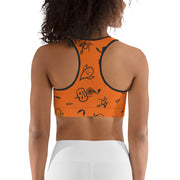 "Trick or Treat" Fitness Bra