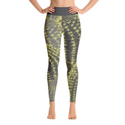 Activewear Athleisure Yoga Leggings similar to athleisure yoga leggings by Lululemon Athletica, Fabletics, Sweaty Betty, Under Armour, Nike, Nordstrom and Adidas for yoga, fitness, Pilates, workouts in moisture-wicking fabric, high fashion prints and bright colors for hiking, camping, surfing, running, swimming, snorkeling, and other outdoor activities as well as lounging, meditation, stretching and relaxing, all for the city girl