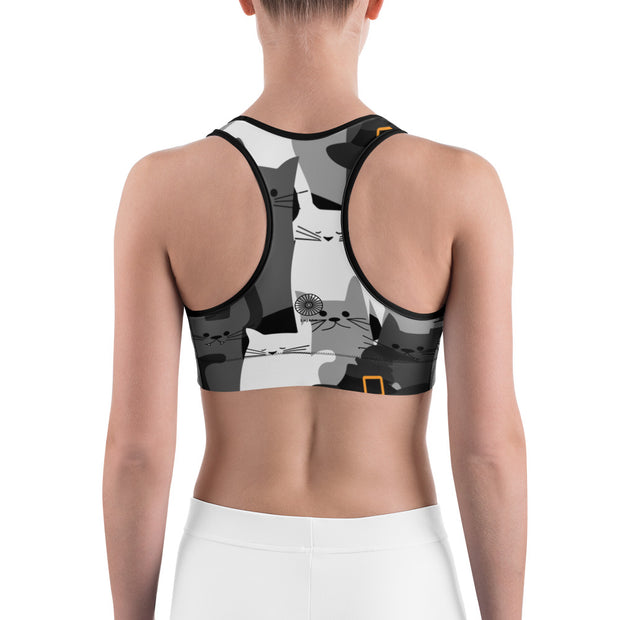 "Cat Lady" Fitness Bra
