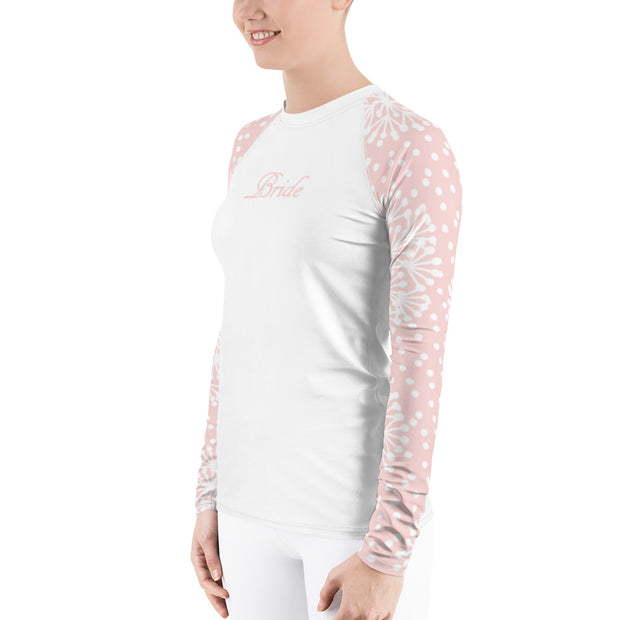 Pink Powder Puff Bride Fitness Top