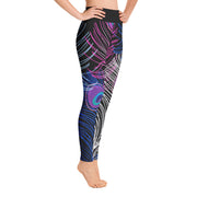 Activewear Athleisure Yoga Leggings similar to athleisure yoga leggings by Lululemon Athletica, Fabletics, Sweaty Betty, Under Armour, Nike, Nordstrom and Adidas for yoga, fitness, Pilates, workouts in moisture-wicking fabric, high fashion prints and bright colors for hiking, camping, surfing, running, swimming, snorkeling, and other outdoor activities as well as lounging, meditation, stretching and relaxing, all for the city girl