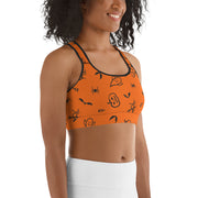 "Trick or Treat" Fitness Bra