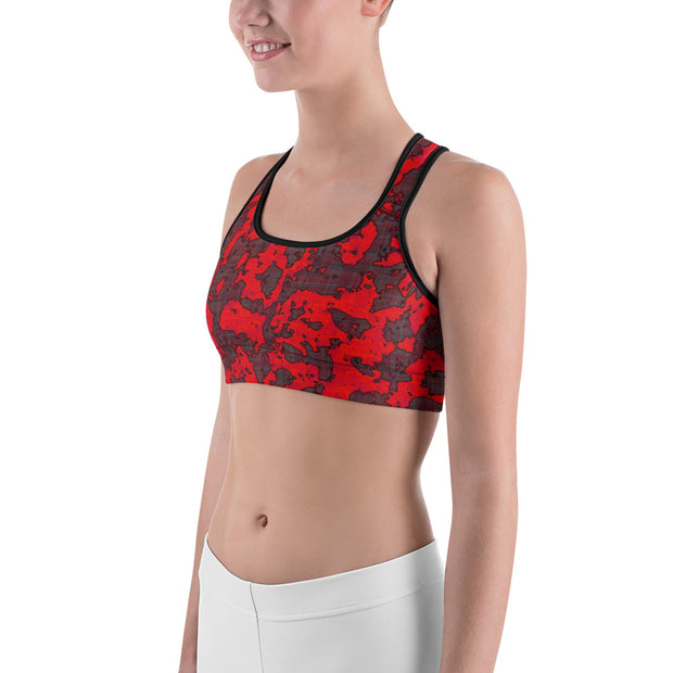 "Gypsy Heart" Unpadded Fitness Bra