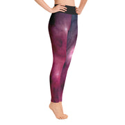 Pink Stars Yoga Leggings