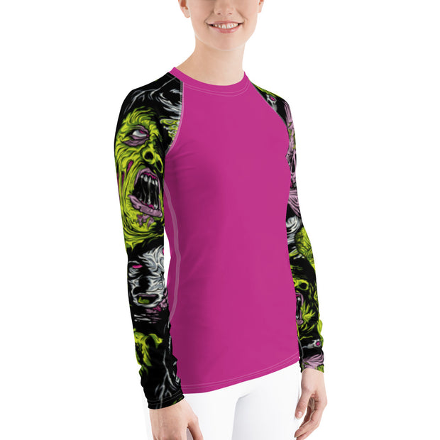 "Retro-Zombie" Land & Sea Fitness Top