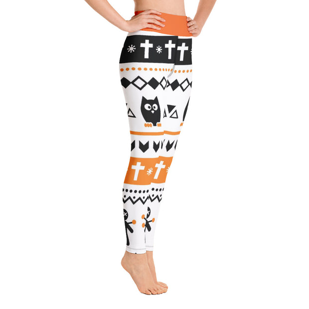 Activewear Athleisure Yoga Leggings similar to athleisure yoga leggings by Lululemon Athletica, Fabletics, Sweaty Betty, Under Armour, Nike, Nordstrom and Adidas for yoga, fitness, Pilates, workouts in moisture-wicking fabric, high fashion prints and bright colors for hiking, camping, surfing, running, swimming, snorkeling, and other outdoor activities as well as lounging, meditation, stretching and relaxing, all for the city girl
