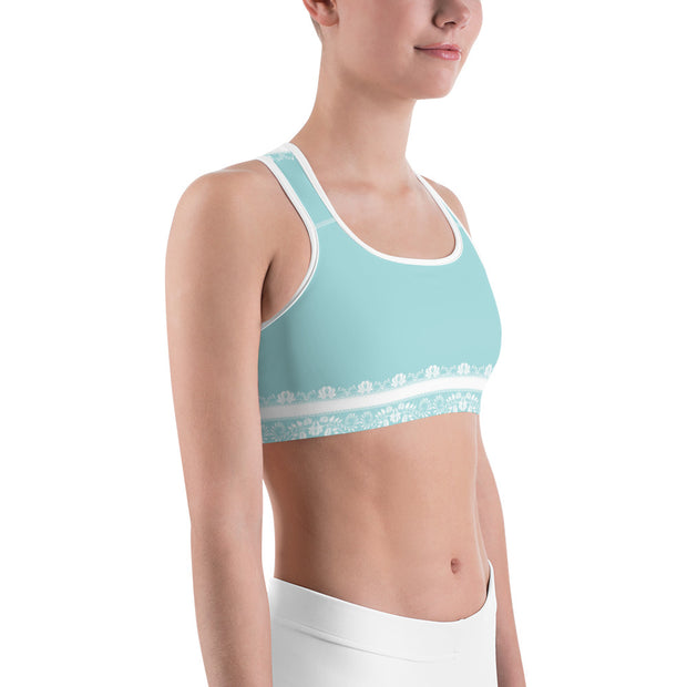 Wedding At Tiffany's Sports Bra