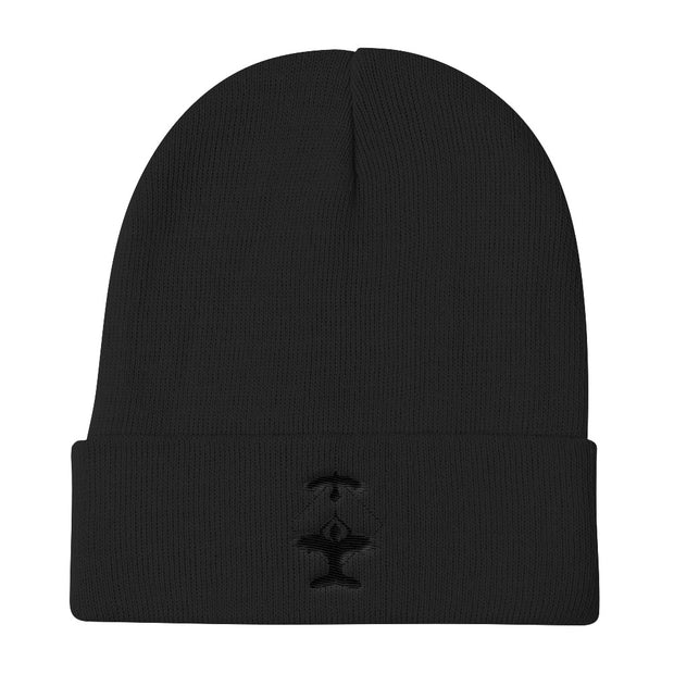 "Raven" Cuffed Beanie