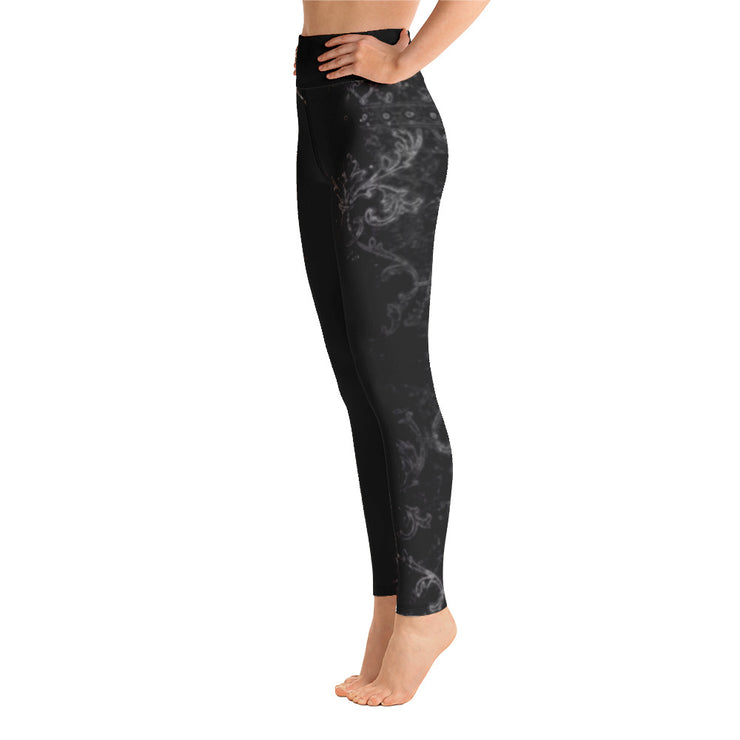 Activewear Athleisure Yoga Leggings similar to athleisure yoga leggings by Lululemon Athletica, Fabletics, Sweaty Betty, Under Armour, Nike, Nordstrom and Adidas for yoga, fitness, Pilates, workouts in moisture-wicking fabric, high fashion prints and bright colors for hiking, camping, surfing, running, swimming, snorkeling, and other outdoor activities as well as lounging, meditation, stretching and relaxing, all for the city girl
