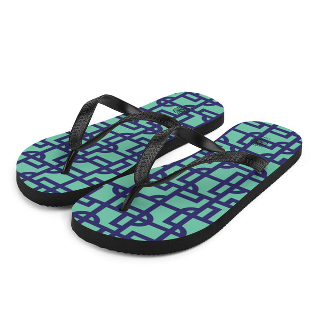 Snazzy Sinatra Flip-Flops