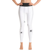 Activewear Athleisure Yoga Leggings similar to athleisure yoga leggings by Lululemon Athletica, Fabletics, Sweaty Betty, Under Armour, Nike, Nordstrom and Adidas for yoga, fitness, Pilates, workouts in moisture-wicking fabric, high fashion prints and bright colors for hiking, camping, surfing, running, swimming, snorkeling, and other outdoor activities as well as lounging, meditation, stretching and relaxing, all for the city girl