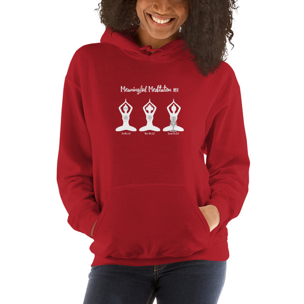 Meditation 101 Hoodie Sweatshirt (multiple color options)