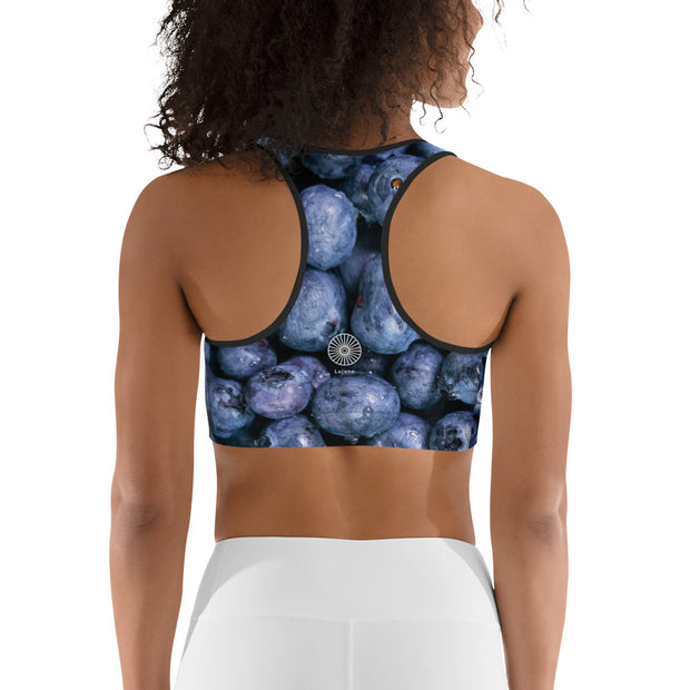 Bombastic Blueberries Sports Bra