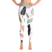 Flirty Feathers Yoga Leggings
