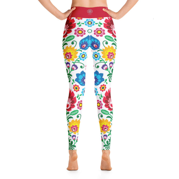 Kisses From Krakow Yoga Leggings