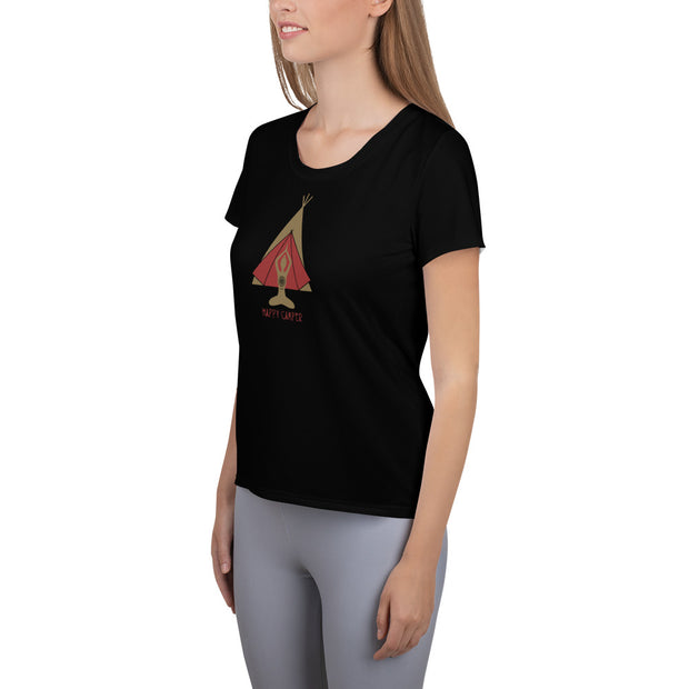 "Happy Camper" Athletic T-shirt