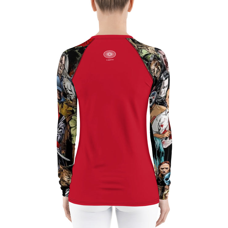 "Horror Flix" Land & Sea Fitness Top