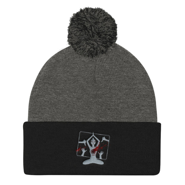 "Carrie" Pom_Pom Knit Hat
