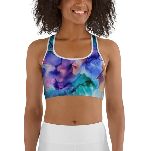 Bursting Canvas Sports Bra