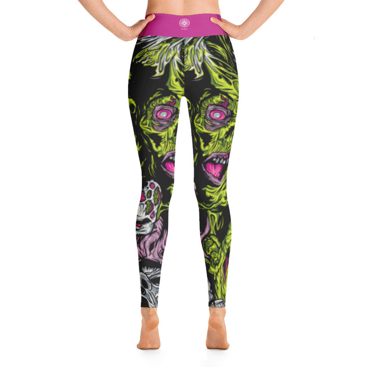 Activewear Athleisure Yoga Leggings similar to athleisure yoga leggings by Lululemon Athletica, Fabletics, Sweaty Betty, Under Armour, Nike, Nordstrom and Adidas for yoga, fitness, Pilates, workouts in moisture-wicking fabric, high fashion prints and bright colors for hiking, camping, surfing, running, swimming, snorkeling, and other outdoor activities as well as lounging, meditation, stretching and relaxing, all for the city girl