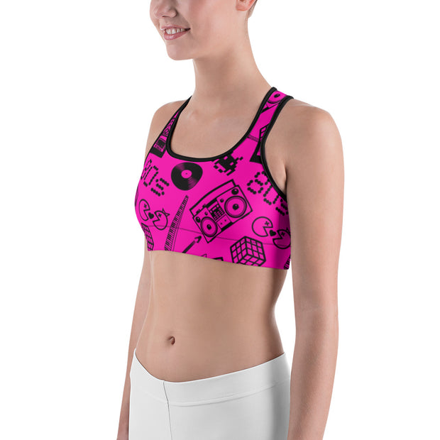 School Daze '85 Sports Bra