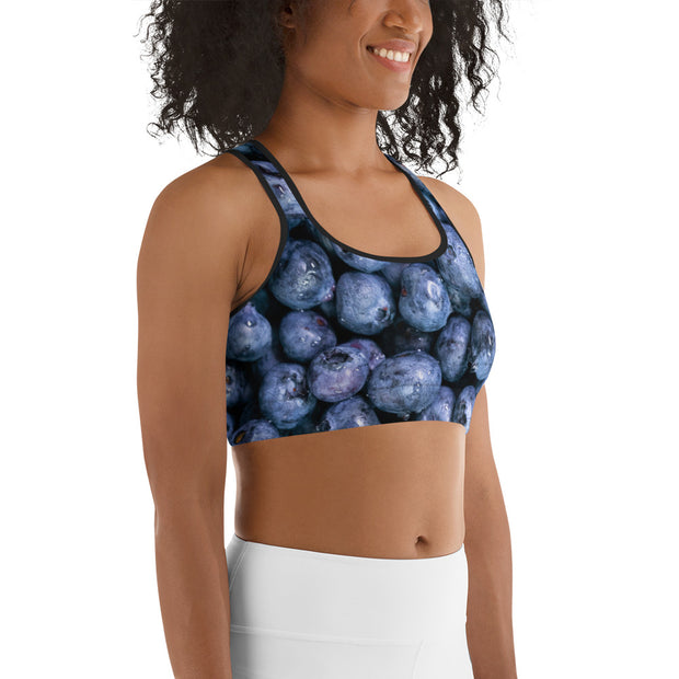 Bombastic Blueberries Sports Bra