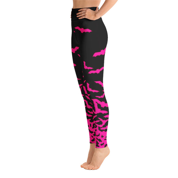 Activewear Athleisure Yoga Leggings similar to athleisure yoga leggings by Lululemon Athletica, Fabletics, Sweaty Betty, Under Armour, Nike and Adidas for yoga, fitness, Pilates, workouts in moisture-wicking fabric, high fashion prints and bright colors for hiking, camping, surfing, running, swimming, snorkeling, and other outdoor activities as well as lounging, meditation, stretching and relaxing, all for the city girl