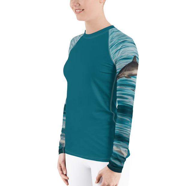Dazzling Dolphins Fitness Top