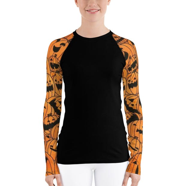"Jack-O-Lantern Group Therapy" Land & Sea Fitness Top