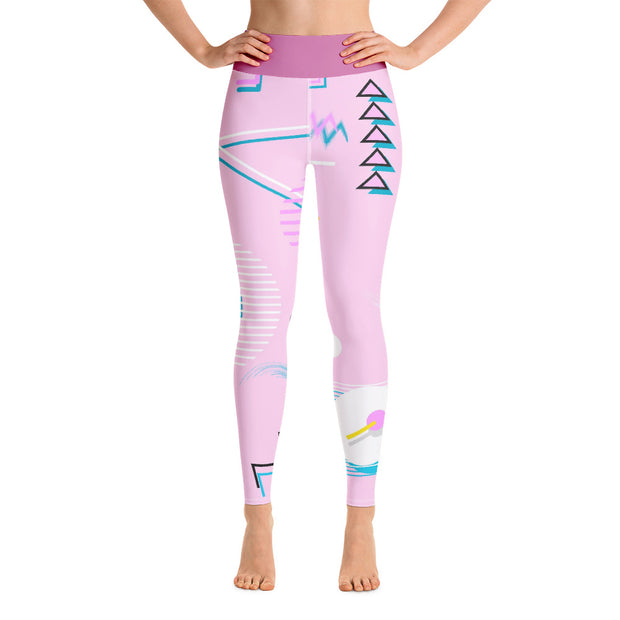 Pretty In Pink Yoga Leggings