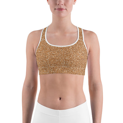 "Desert Gold" Unpadded Fitness Bra