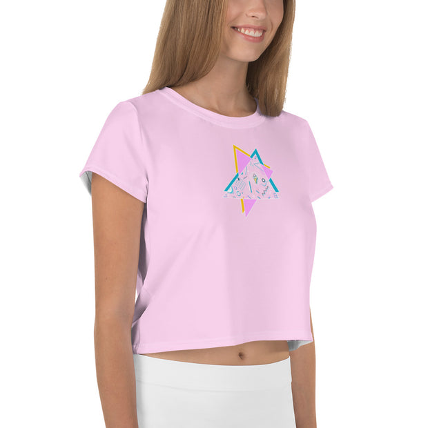 Pretty In Pink Crop Tee