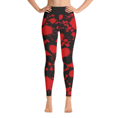 Activewear Athleisure Yoga Leggings similar to athleisure yoga leggings by Lululemon Athletica, Fabletics, Sweaty Betty, Under Armour, Nike and Adidas for yoga, fitness, Pilates, workouts in moisture-wicking fabric, high fashion prints and bright colors for hiking, camping, surfing, running, swimming, snorkeling, and other outdoor activities as well as lounging, meditation, stretching and relaxing, all for the city girl
