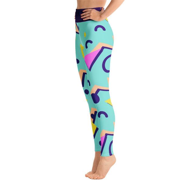 Totally Tubular Yoga Leggings