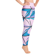 South Beach Art Deco Yoga Leggings
