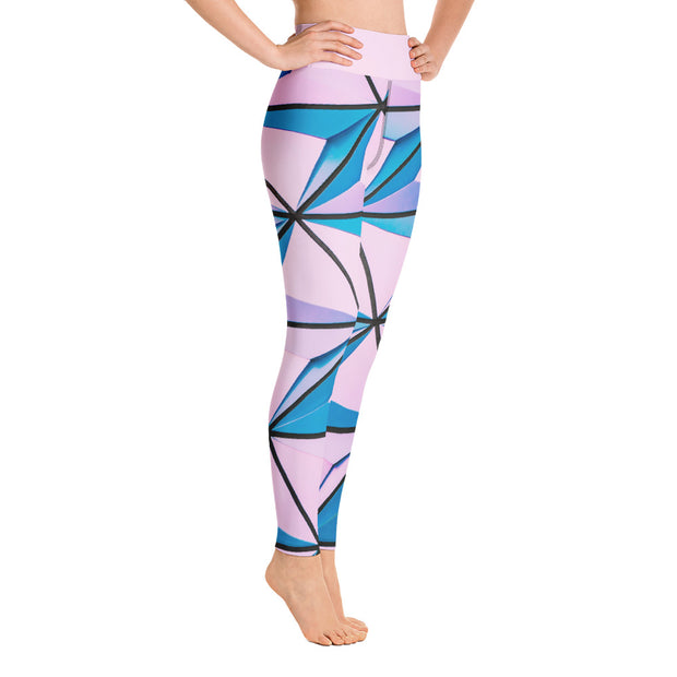South Beach Art Deco Yoga Leggings