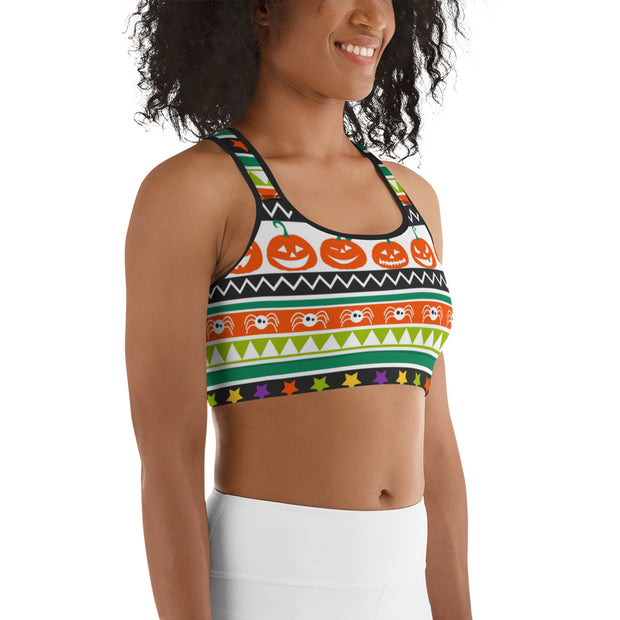 "Halloween Spirit" Fitness Bra