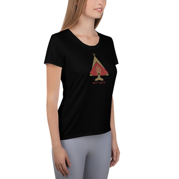 "Happy Camper" Athletic T-shirt