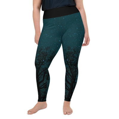 Athleisure Plus Size Leggings with great prints and colorful patterns like Athleisure leggings by Lululemon Athletica, Fabletics, Sweaty Betty, Under Armour, Nike and Adidas 